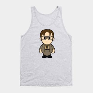 dwight schrute the office chibi Tank Top